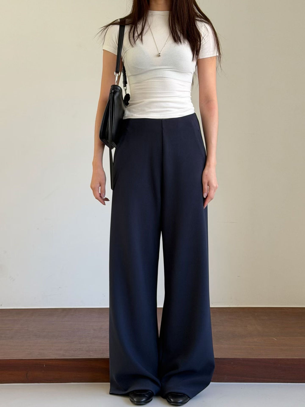 «Premium» The Muse Pants｜免燙 修飾腳型 高腰垂墜闊腿神褲