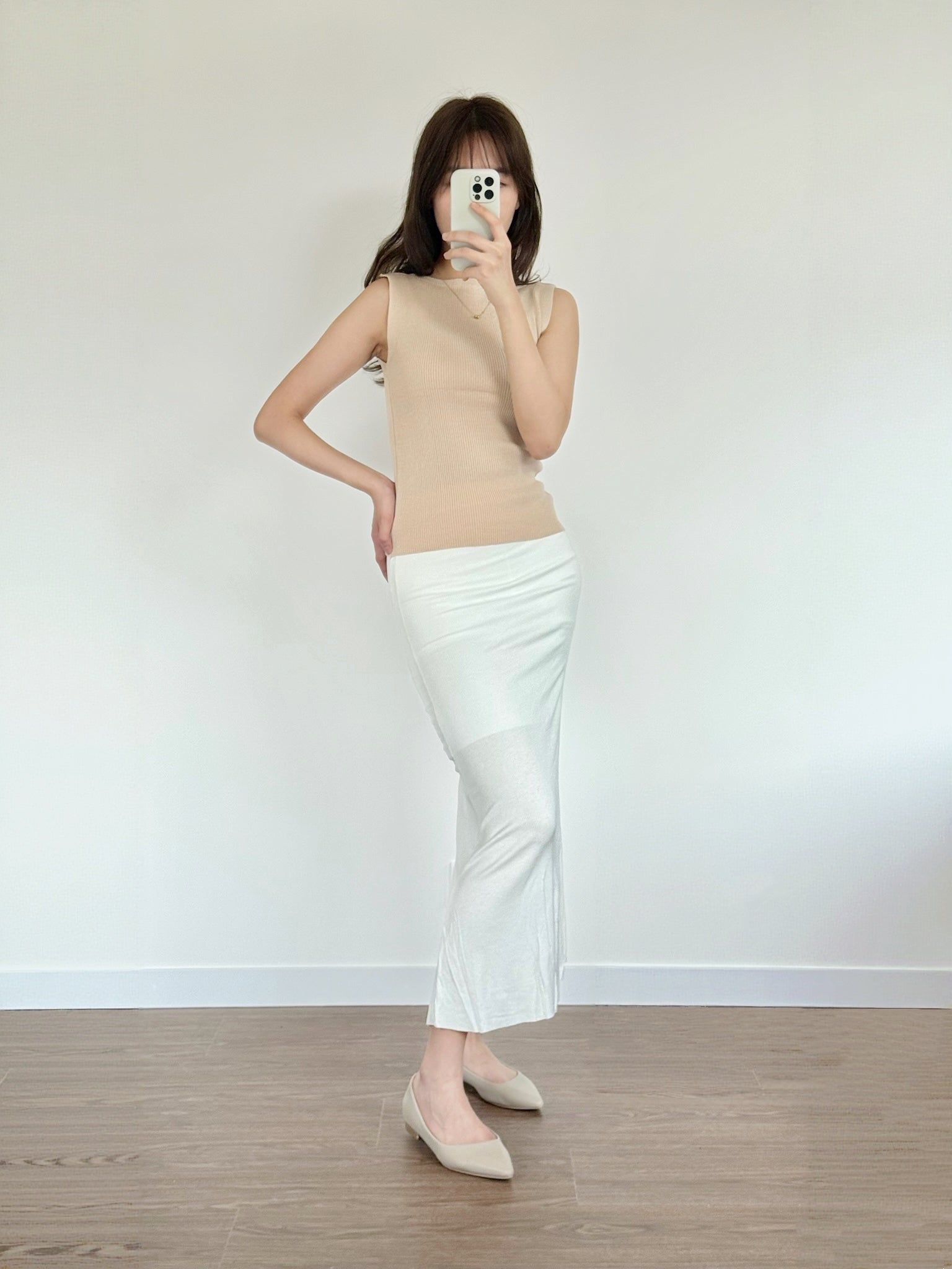 The Boat Rib Tank｜坑紋船領針織背心