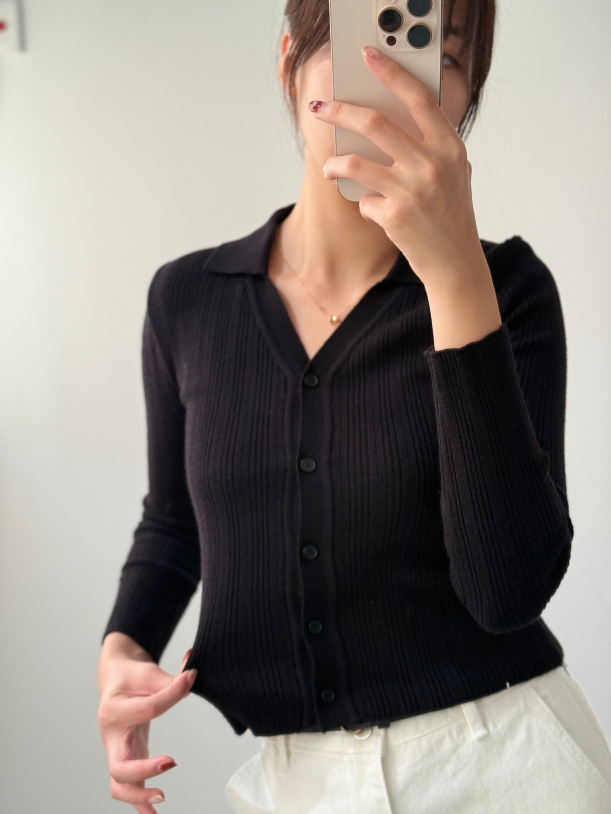 【NEW-IN】The Lumina Slim-Fit Ribbed Knit 修身顯瘦不緊繃的超級柔軟知性針織上衣