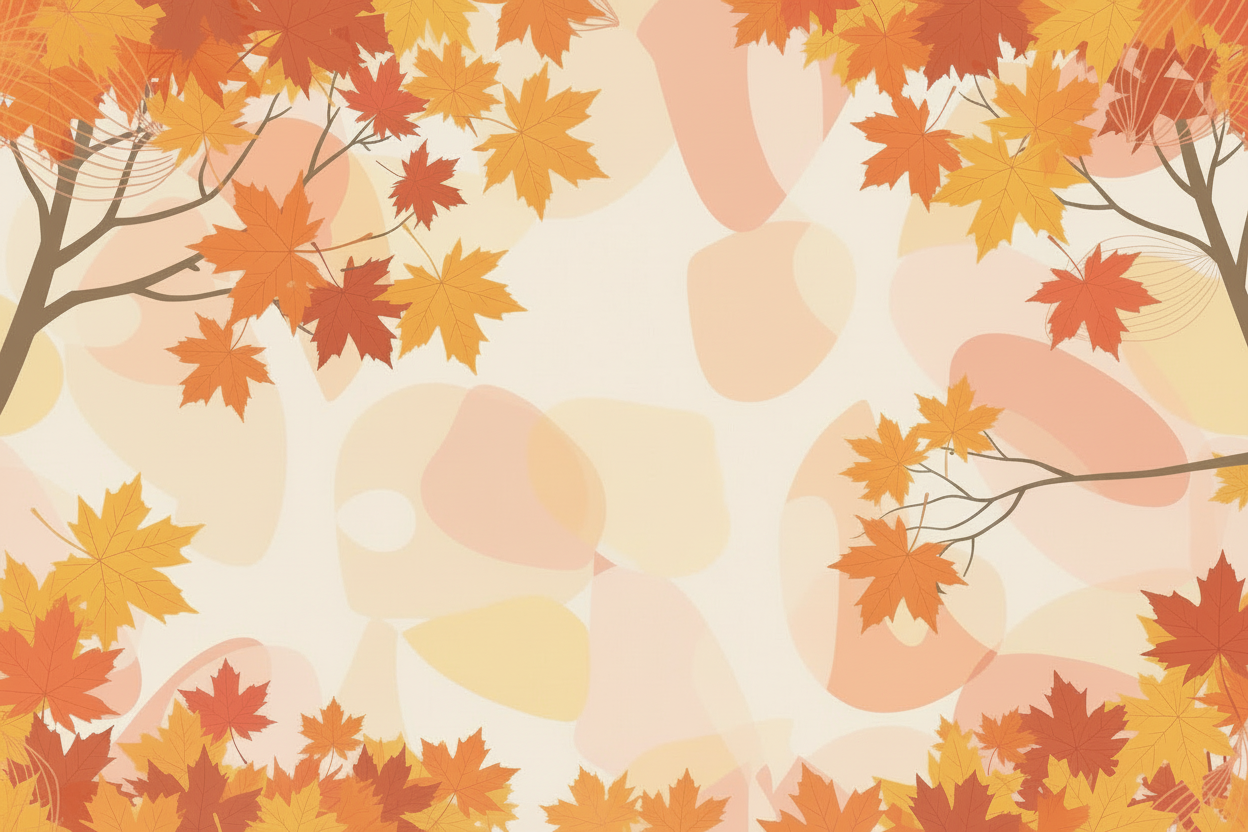 暖色調的背景和簡單圖案