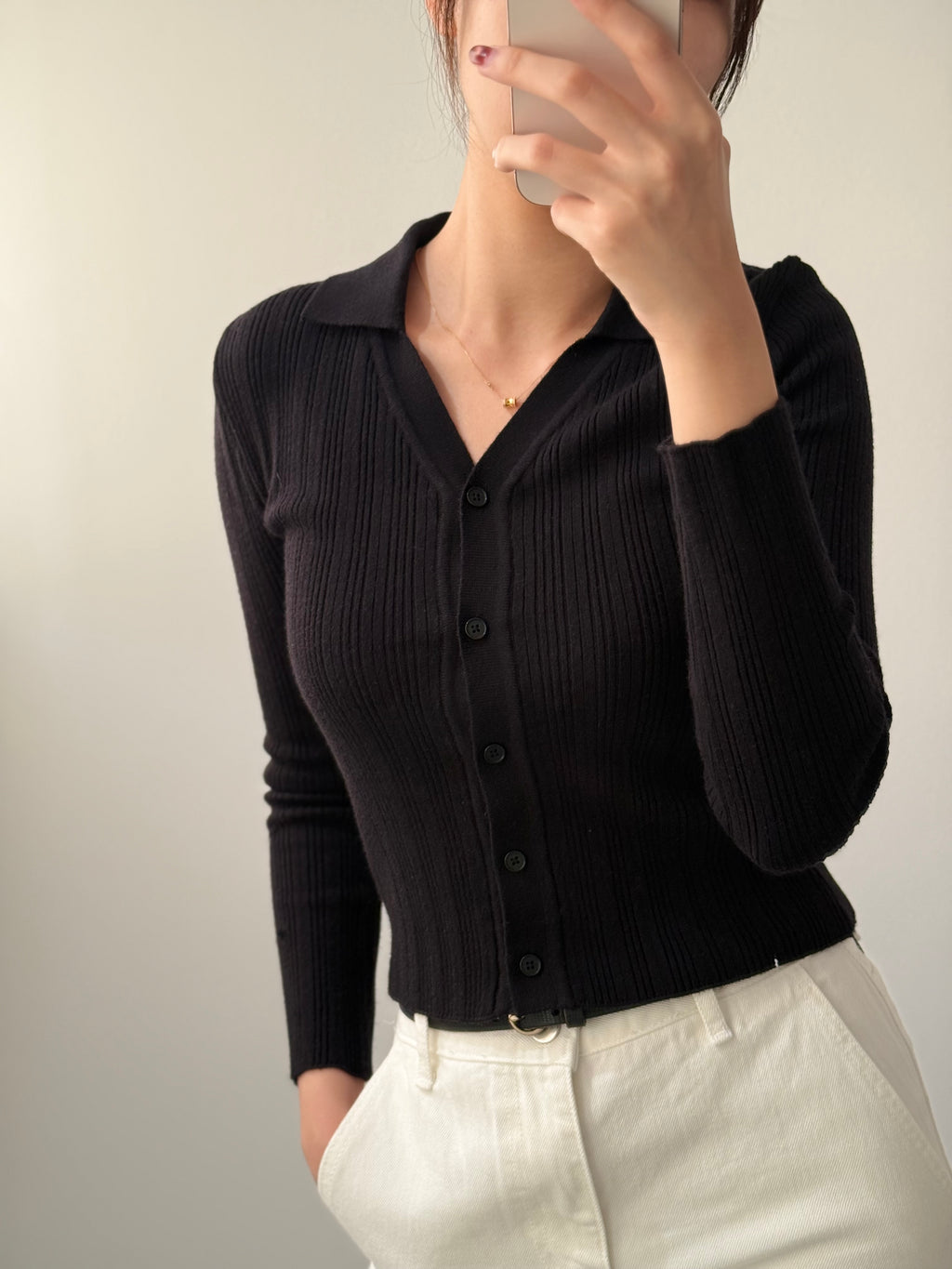 【NEW-IN】The Lumina Slim-Fit Ribbed Knit 修身顯瘦不緊繃的超級柔軟知性針織上衣