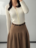 【NEW-IN】The Lumina Slim-Fit Ribbed Knit 修身顯瘦不緊繃的超級柔軟知性針織上衣