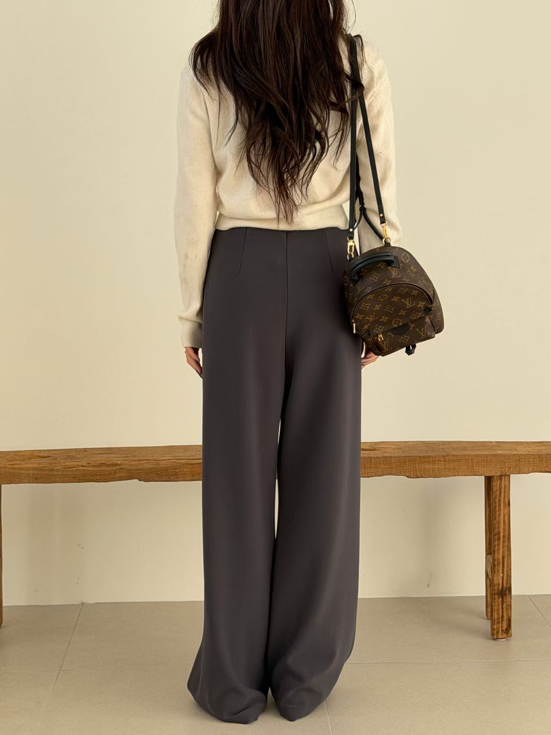 «Premium» The Muse Pants｜免燙 修飾腳型 高腰垂墜闊腿神褲