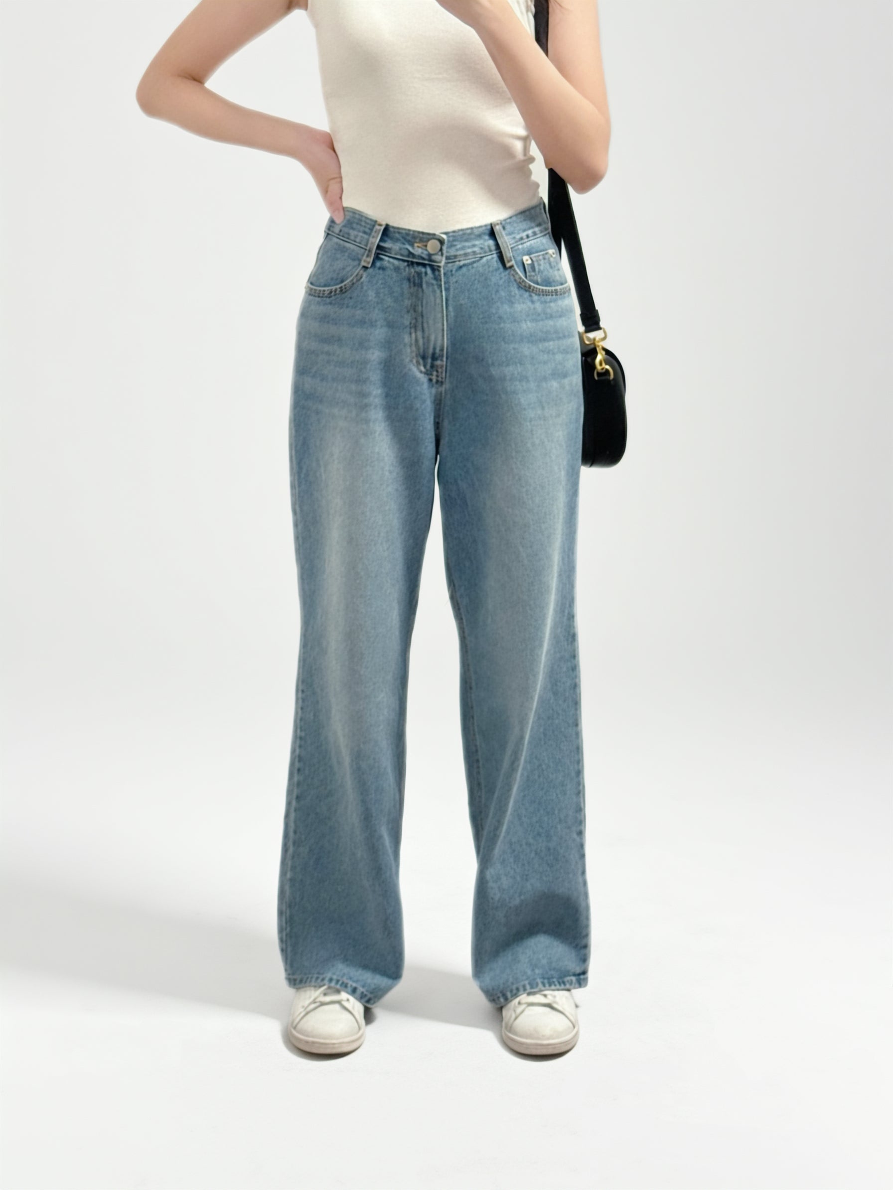 «Premium» The Chill Straight Jeans｜經典水洗闊腳牛仔褲