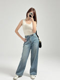 «Premium» The Chill Straight Jeans｜經典水洗闊腳牛仔褲