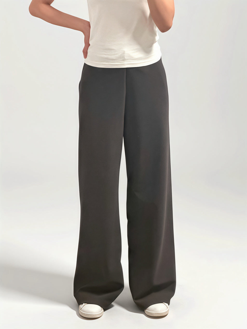 «Premium» The Muse Pants｜免燙 修飾腳型 高腰垂墜闊腿神褲