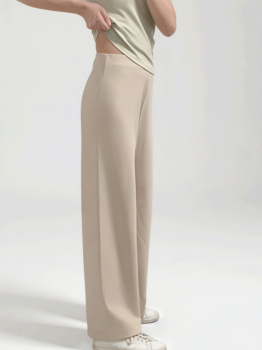 «Premium» The Muse Pants｜免燙 修飾腳型 高腰垂墜闊腿神褲