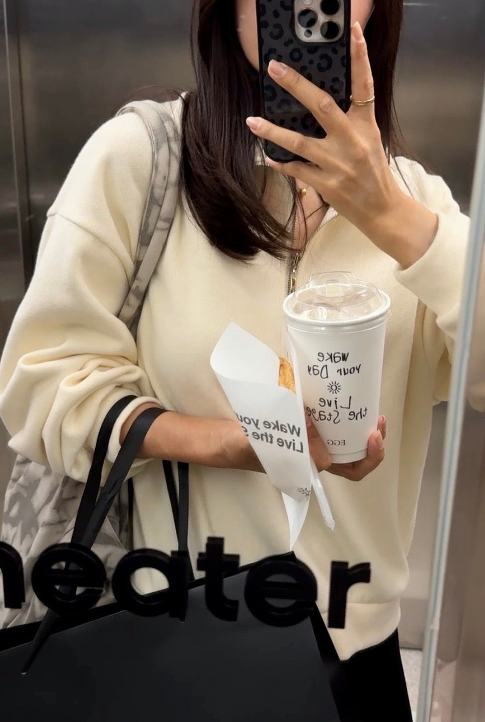 【PREMIUM】Jennie Classic Effortless Half-Zip Sweatshirt Knit ｜ 值得投資的極簡知性微絨立領半拉鍊衛衣